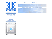 Tablet Screenshot of bluesystems.com